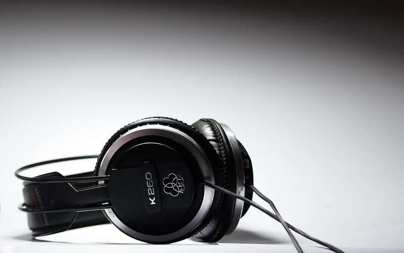 Black Over-ear Headphones — Neutral, Photograph
