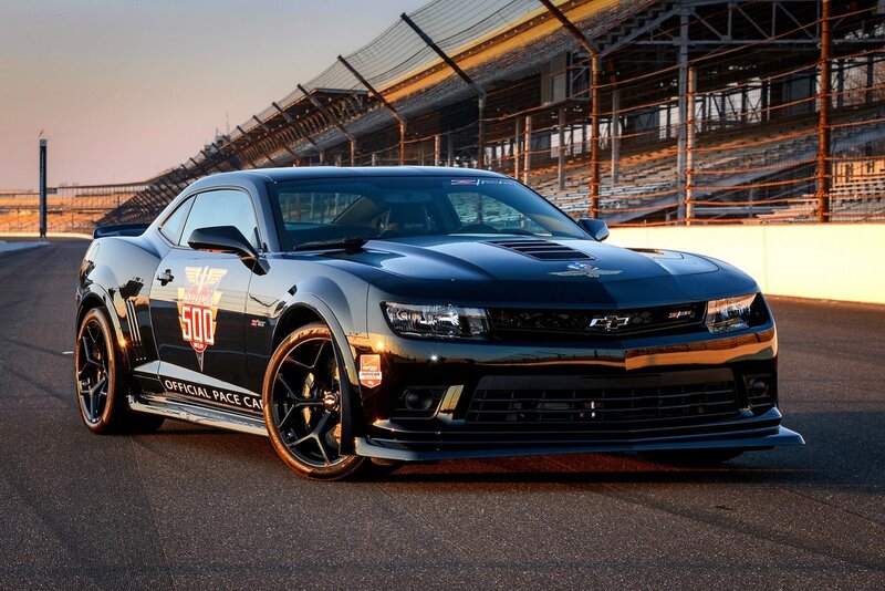 Black Pace Car — Dramatic