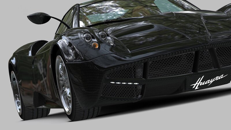 Black Pagani Huayra — Dramatic
