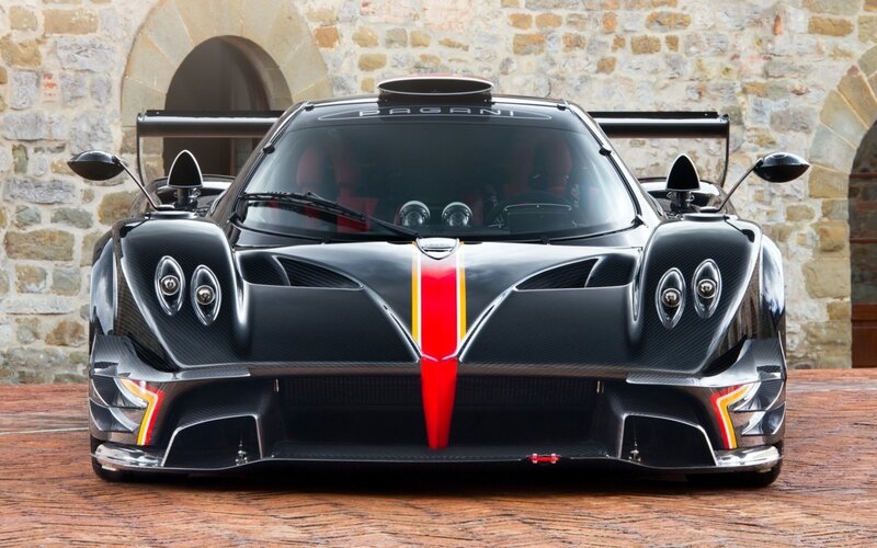 Black Pagani Hypercar — Dramatic, Photograph, Carbon Fiber