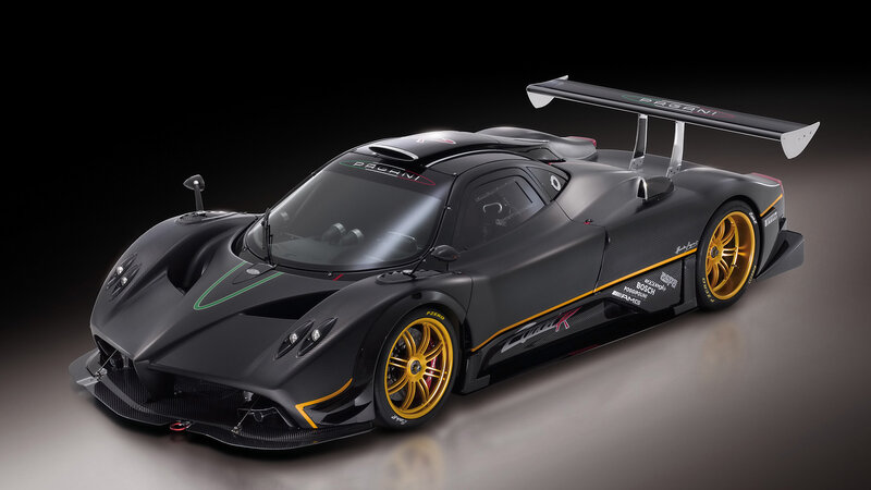 Black Pagani Hypercar