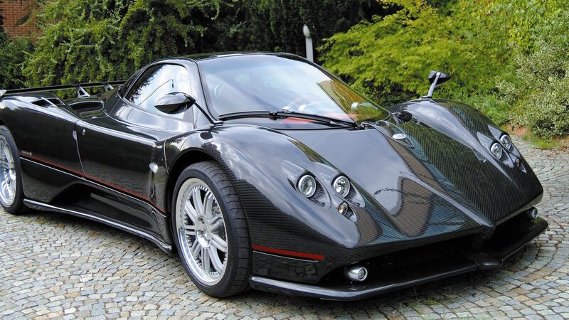 Black Pagani sports car