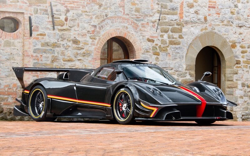 Black Pagani sports car