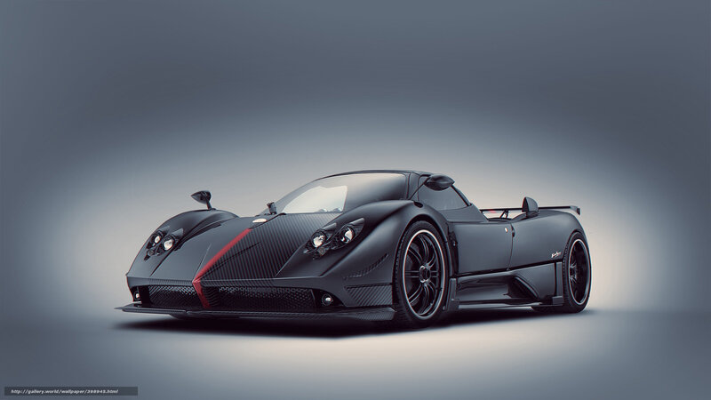 Black Pagani sports car