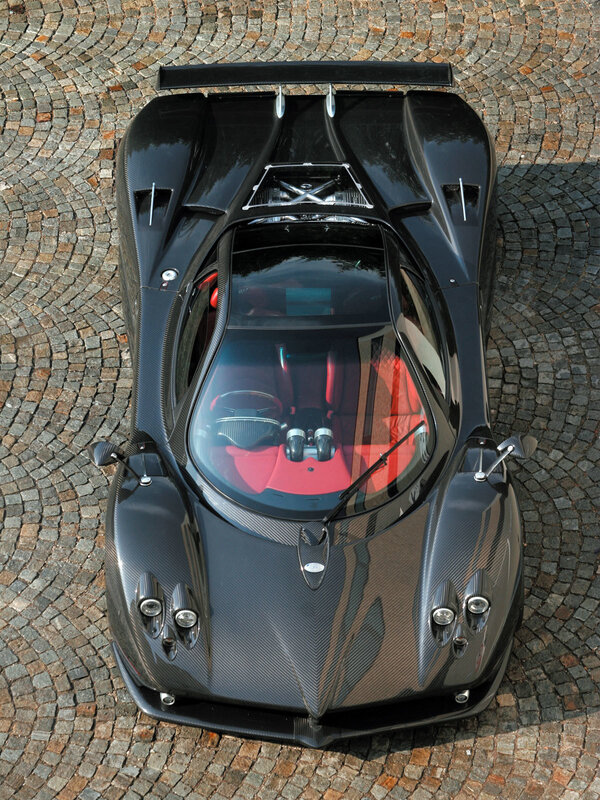 Black Pagani sports car