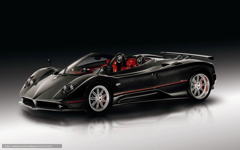 black pagani sports car