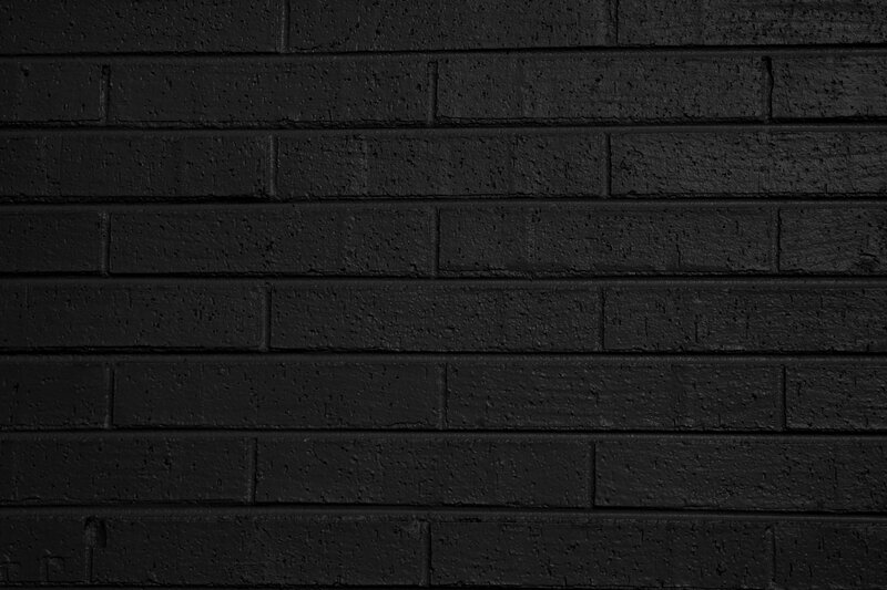 Black Painted Brick Wall