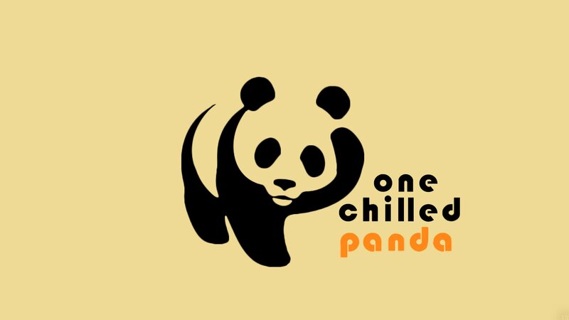 Black Panda Silhouette