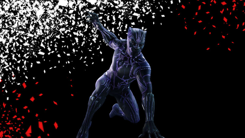 Black Panther Character — Dramatic, 3d Render