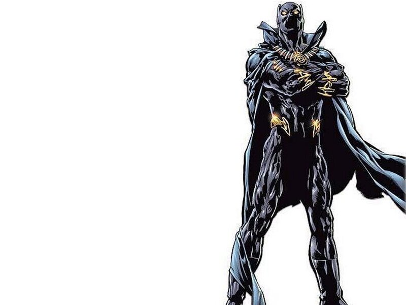 Black Panther Character — Dramatic, Comic