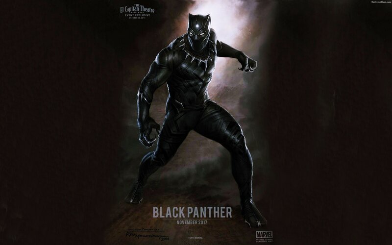 Black Panther Character — Dramatic, Digital Art