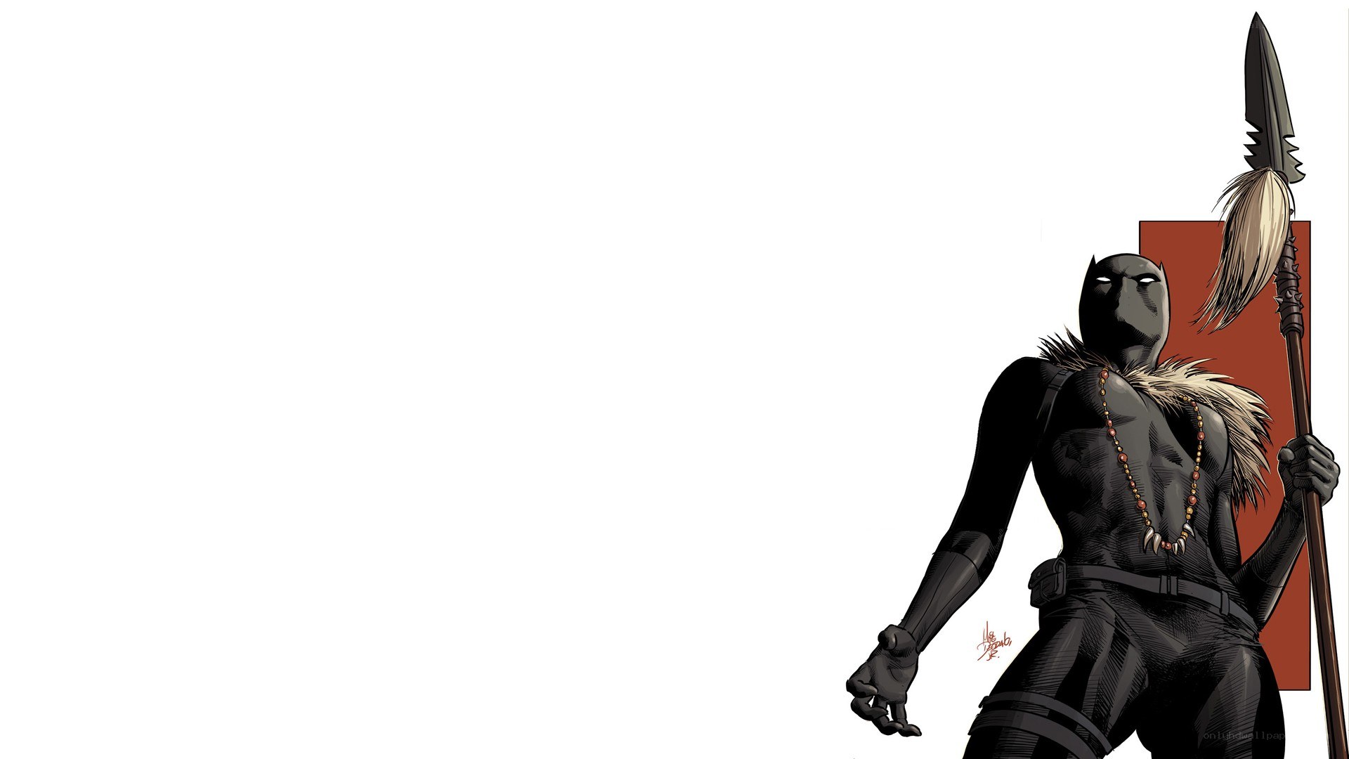 Black Panther character illustration