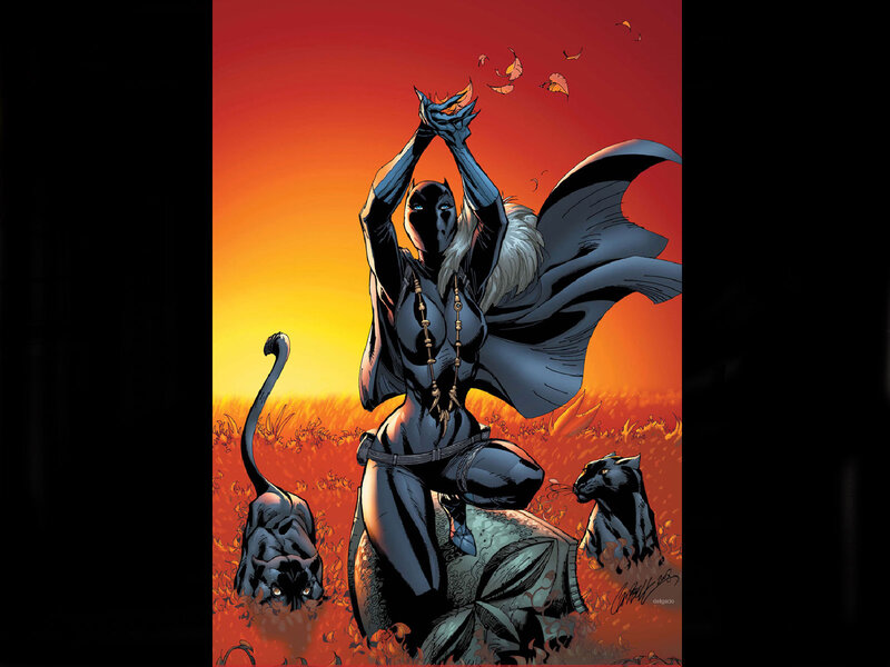 Black Panther Character — Red