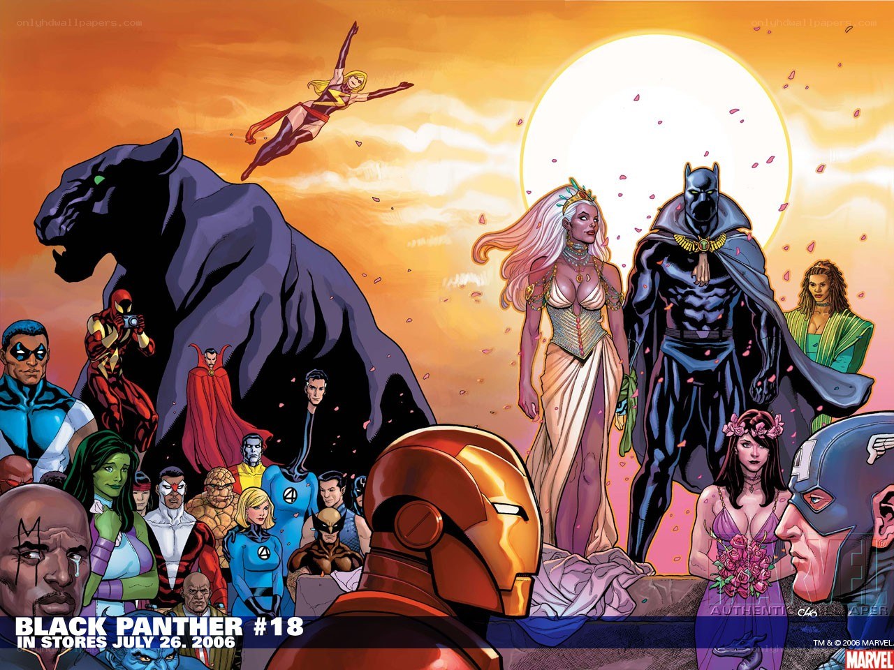 Black Panther comic cover art