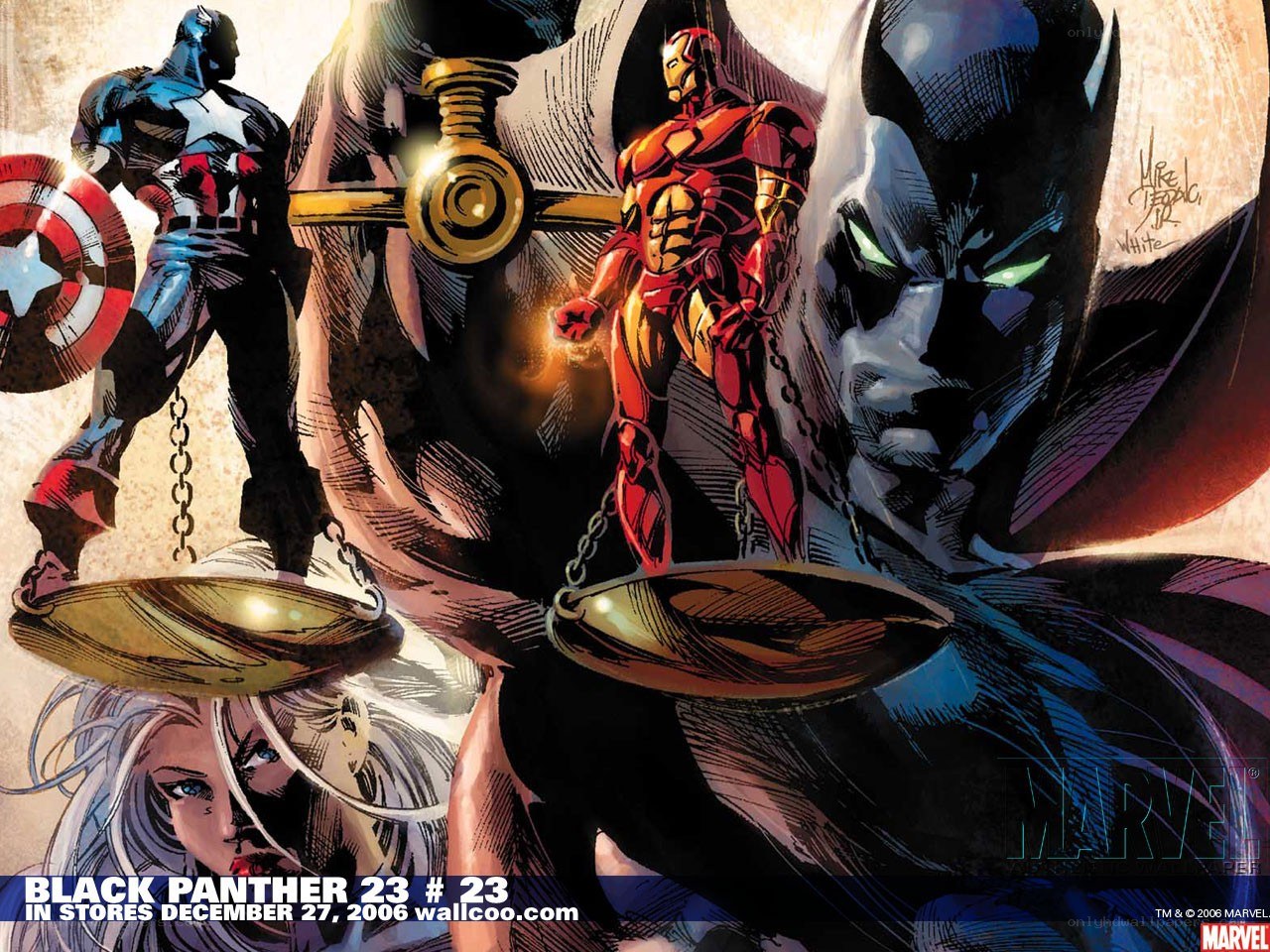 Black Panther comic cover art