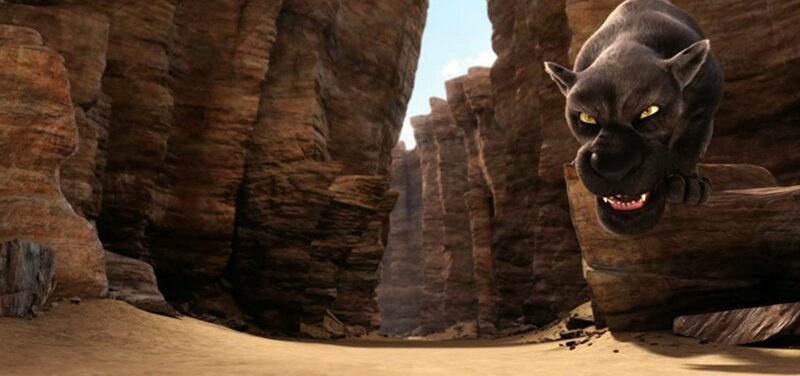 Black Panther in Canyon