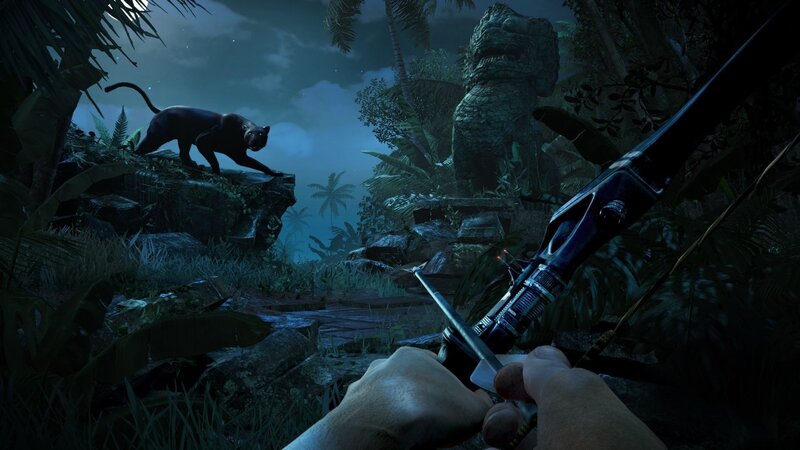 Black Panther in Jungle — Green, Dark, Tense