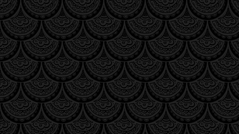 Black Patterned Wallpaper — Calm