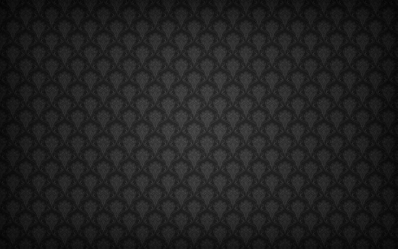Black Patterned Wallpaper — Dark