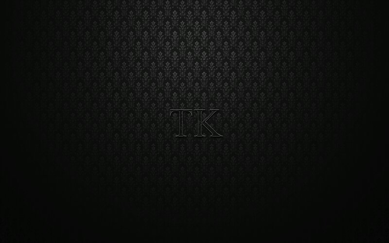 Black Patterned Wallpaper — Minimalist