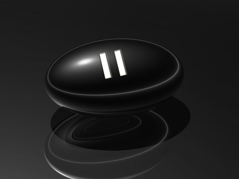Black Pause Button