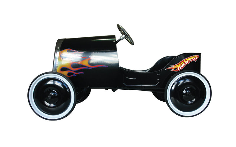Black Pedal Car