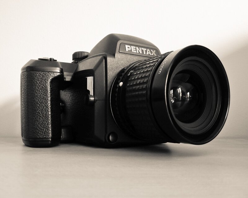 Black Pentax Camera — Neutral
