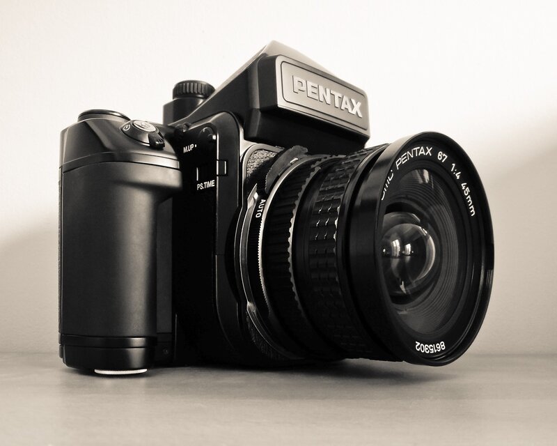 Black Pentax Camera