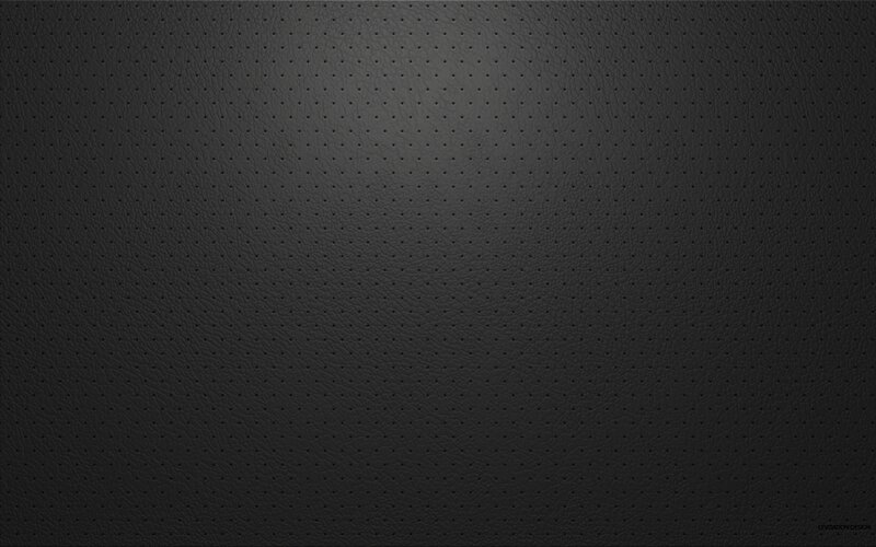 Black Perforated Leather