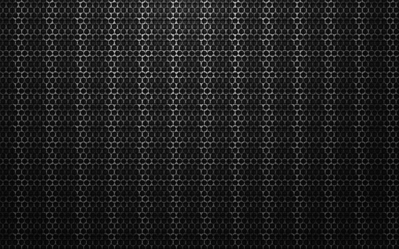 Black Perforated Metal Mesh — Dark, Abstract