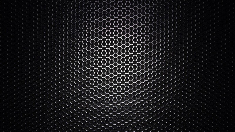 Black Perforated Metal Mesh — Dark