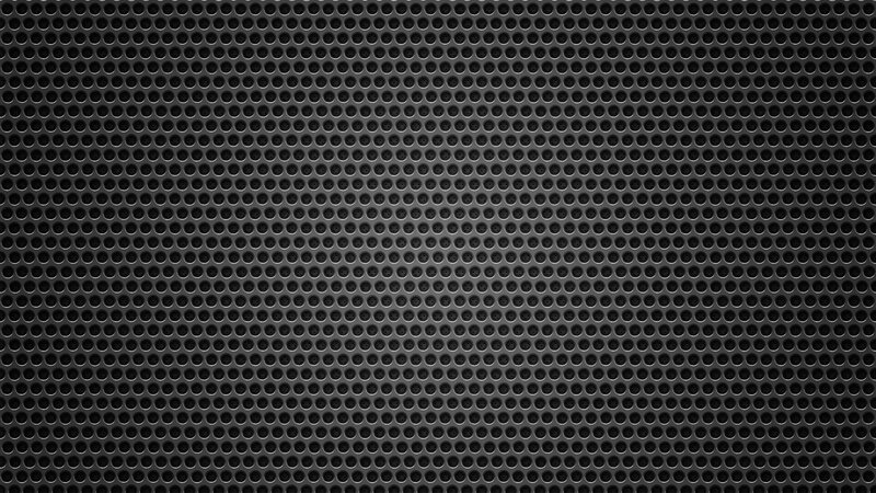 Black Perforated Metal Mesh — Gray