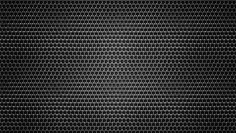 Black Perforated Metal Mesh — Industrial, Photograph