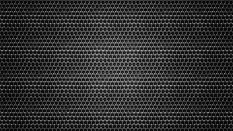 Black Perforated Metal Mesh — Industrial