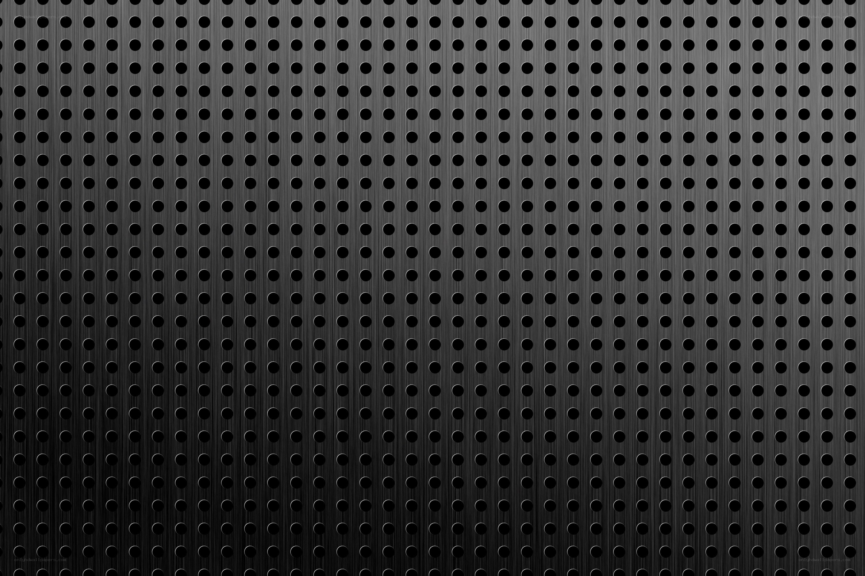 black perforated metal texture