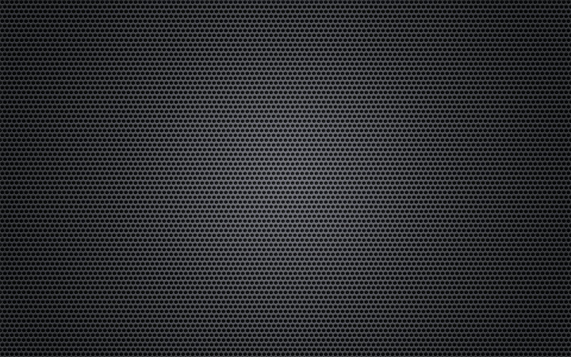 black perforated metal texture
