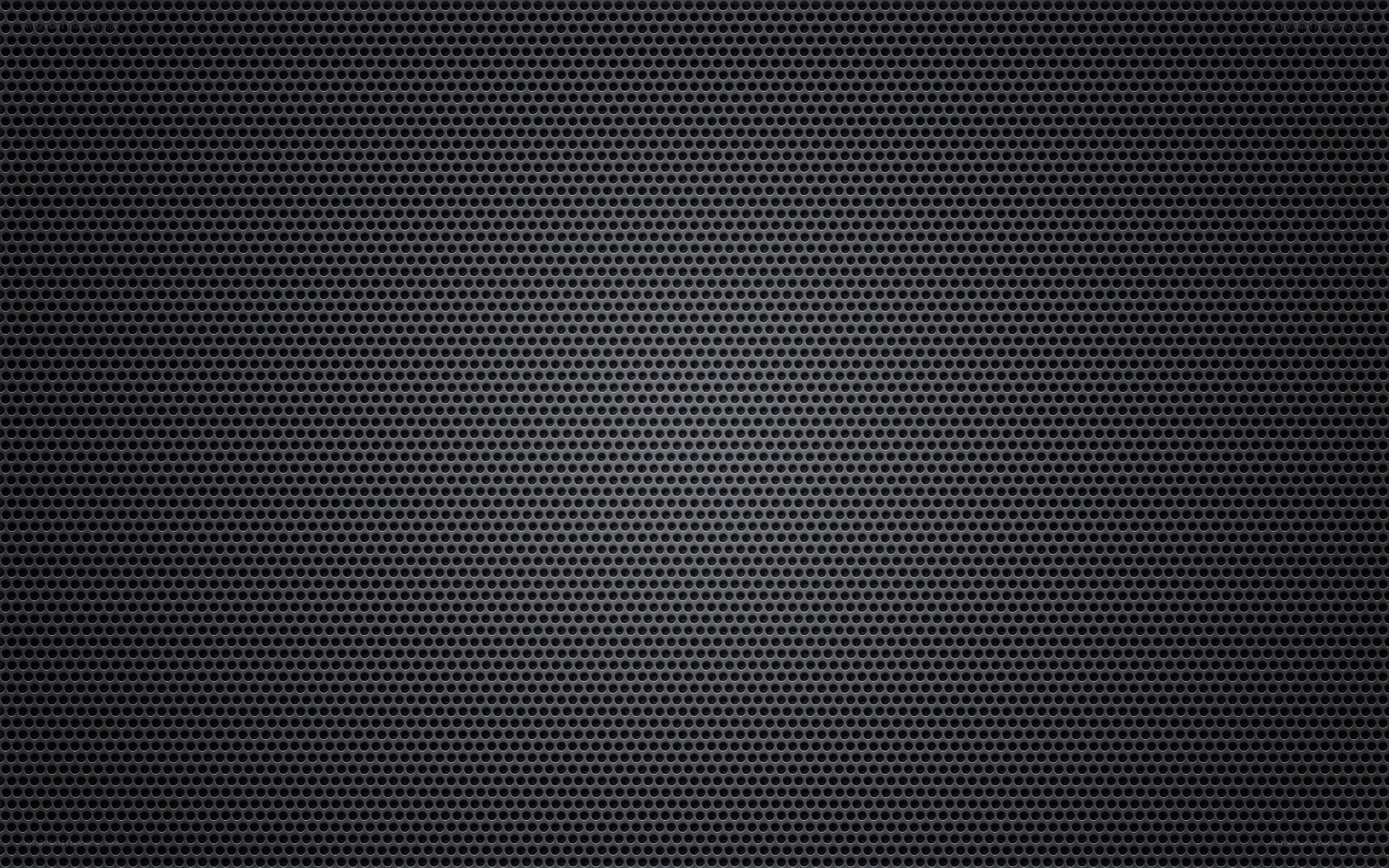black perforated metal texture