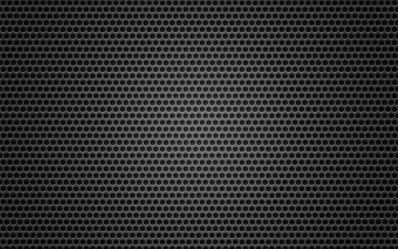 black perforated metal texture