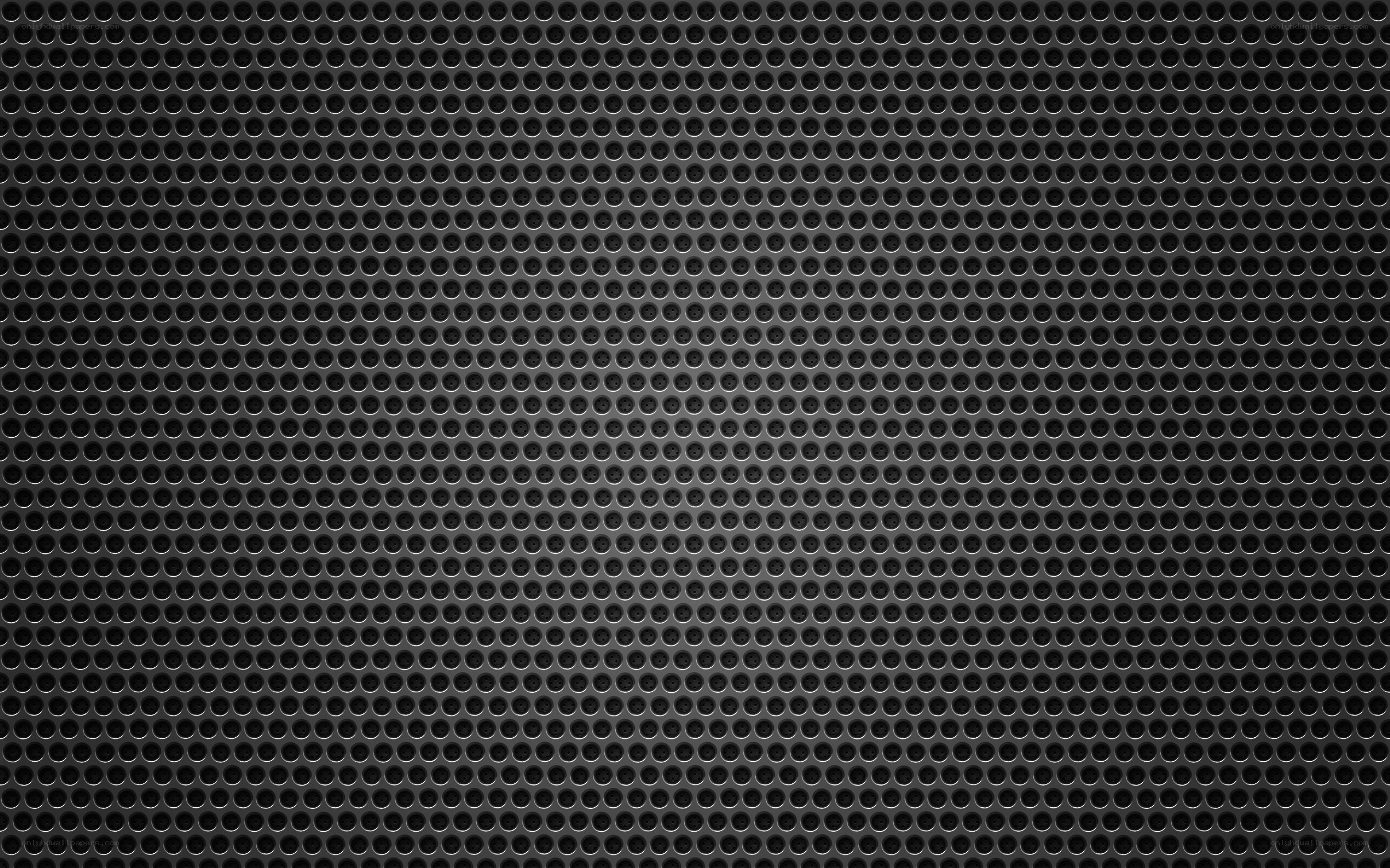 black perforated metal texture