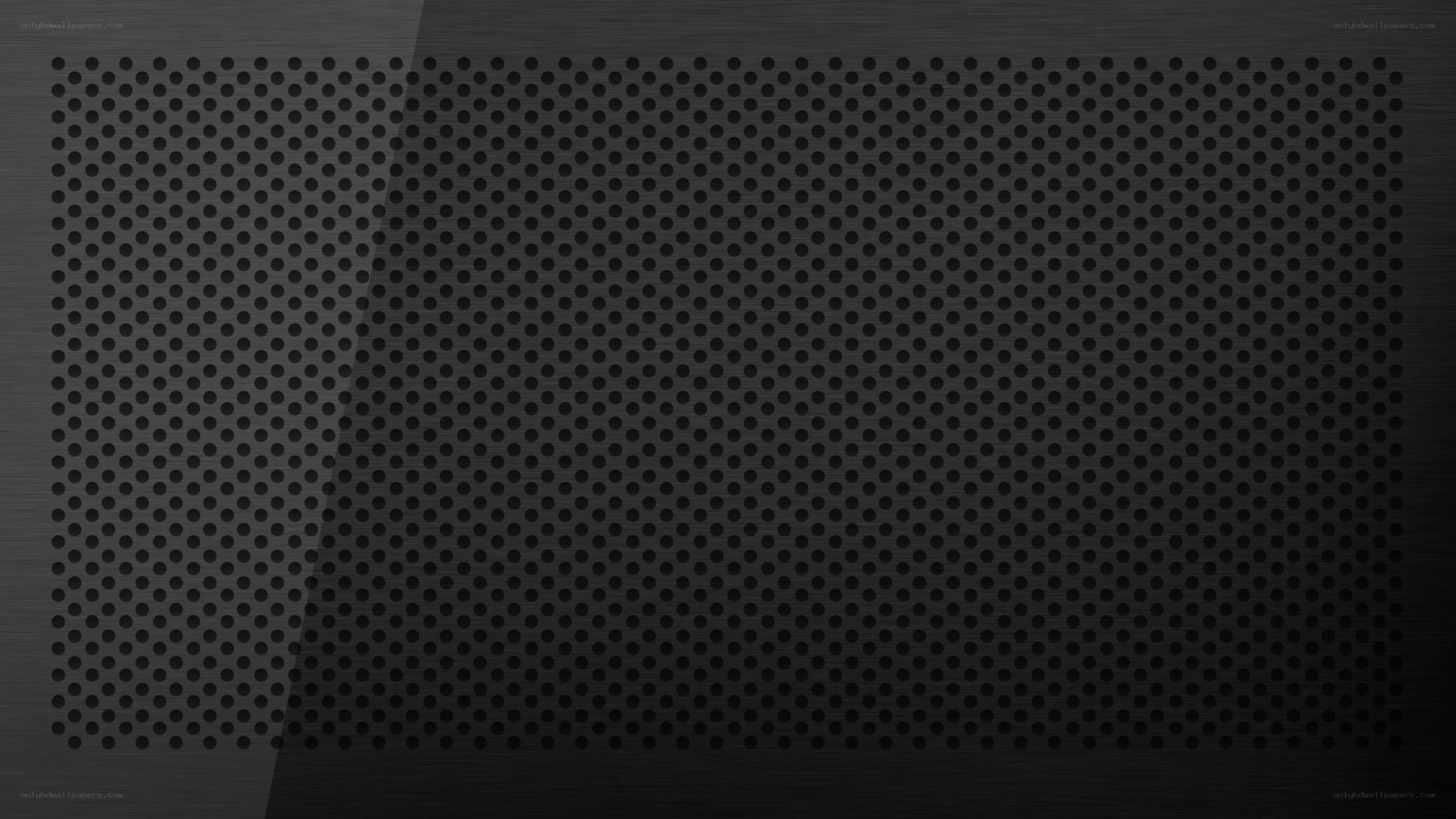 black perforated metal texture