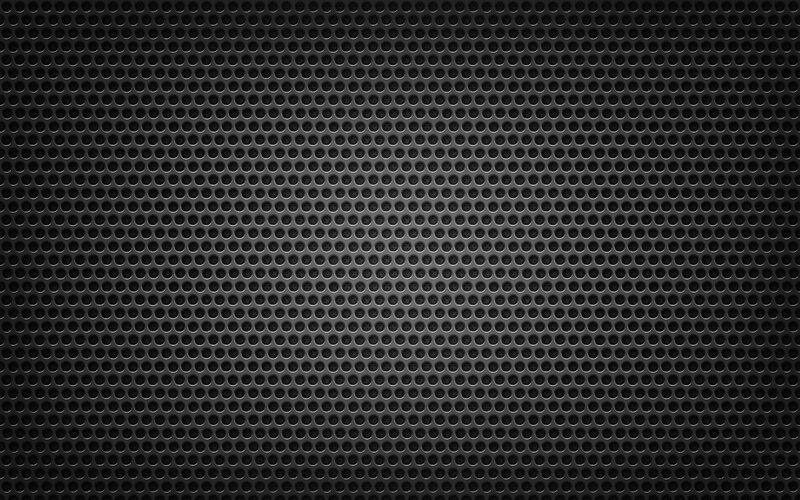 black perforated metal texture