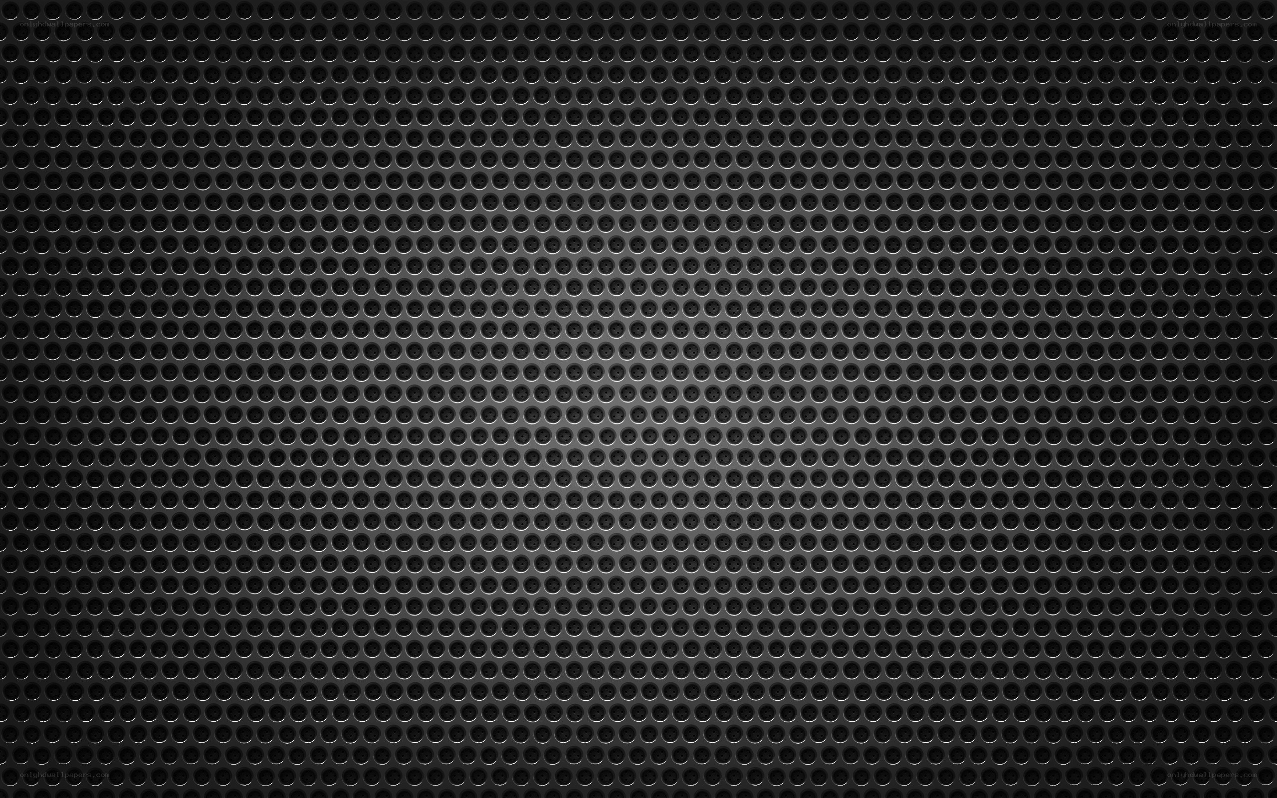 black perforated metal texture