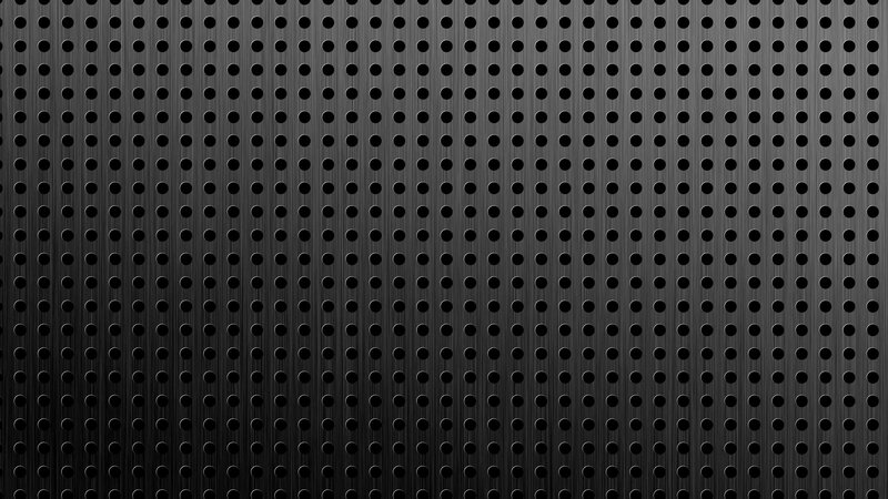 black perforated metal texture