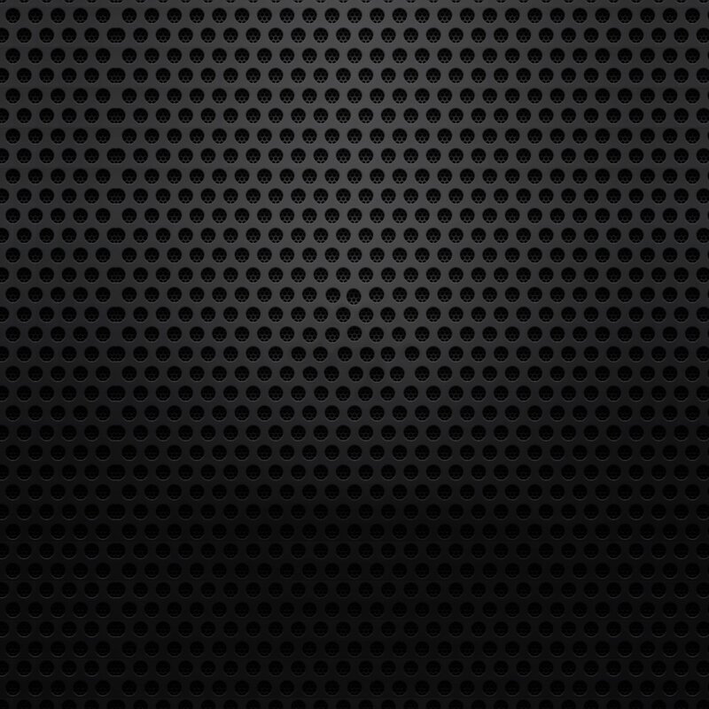 black perforated metal texture