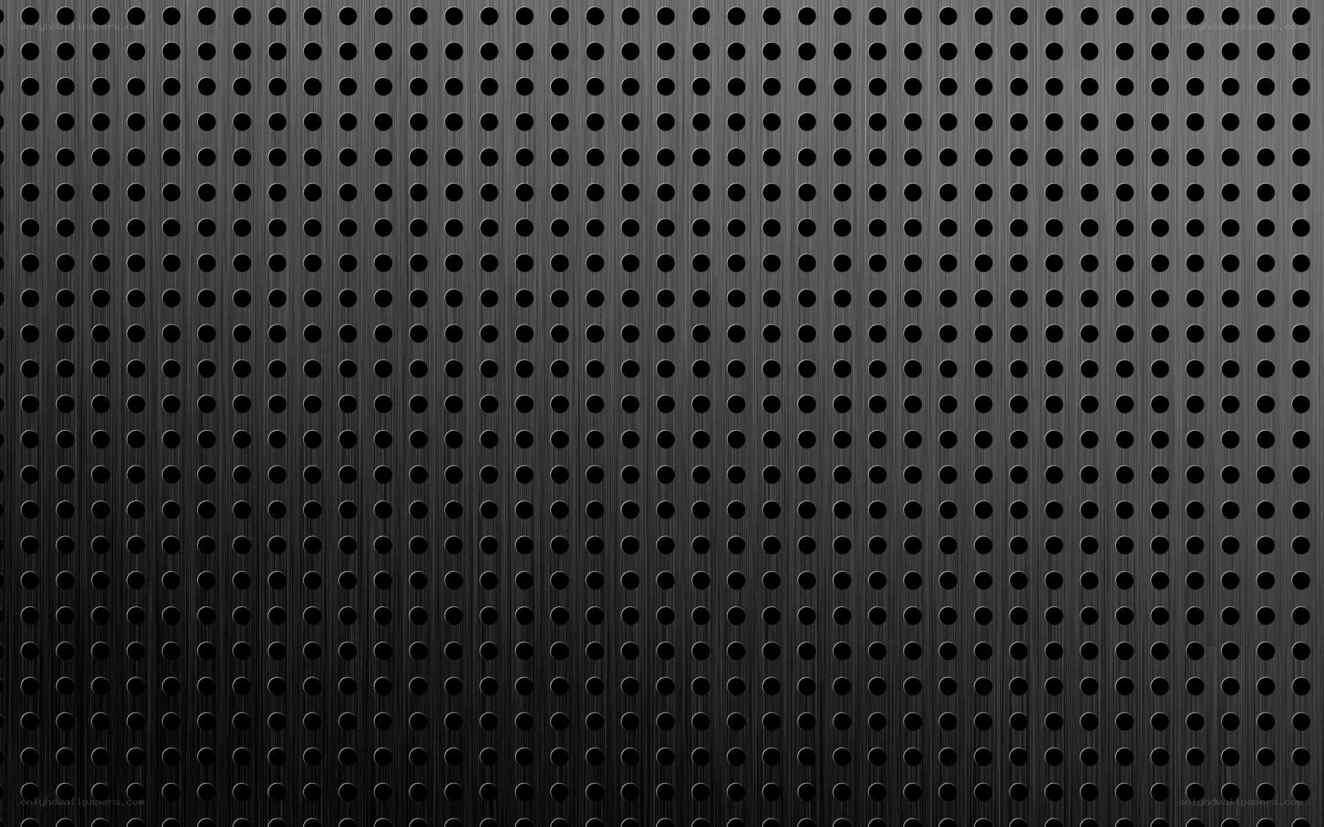 black perforated metal texture