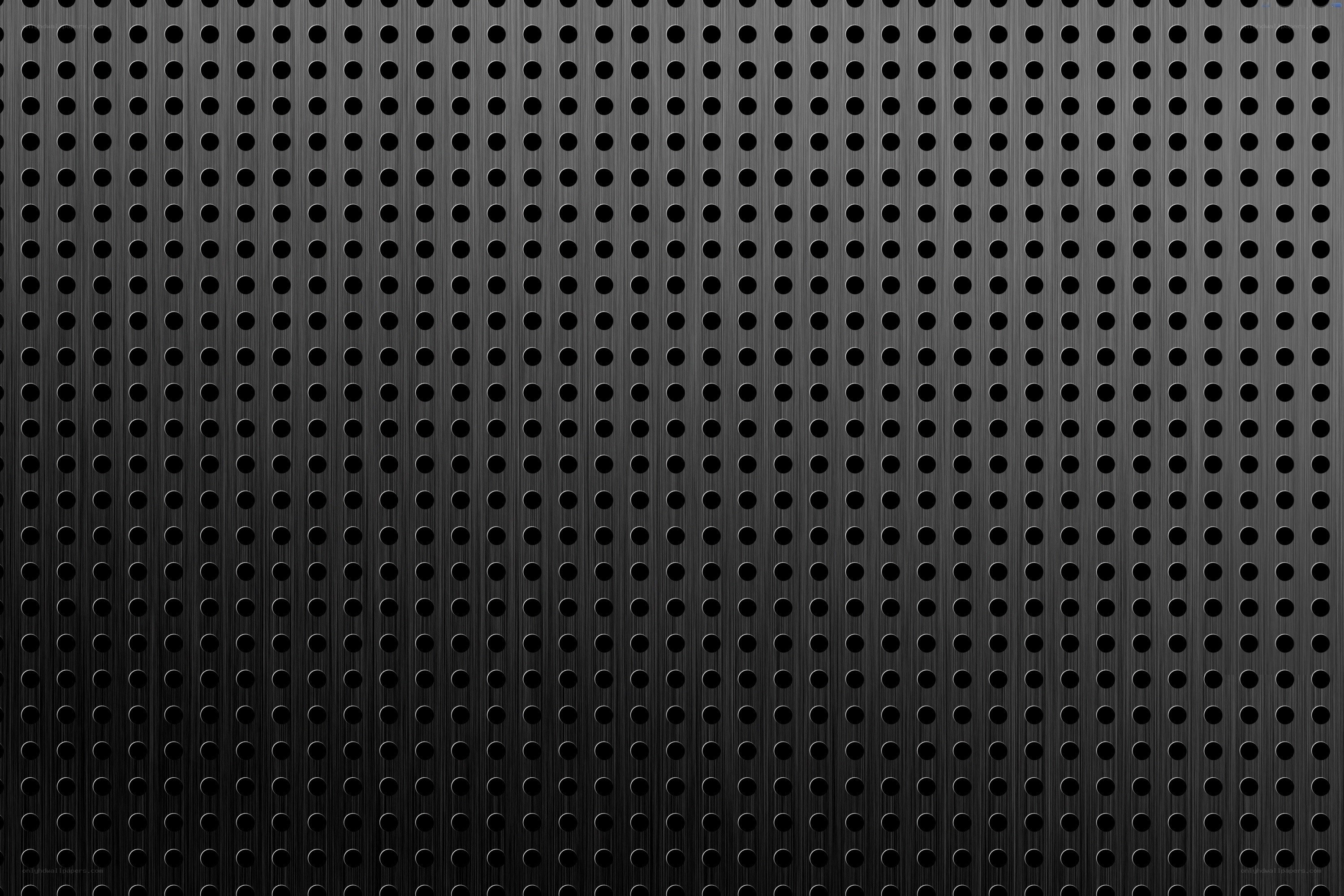 black perforated metal texture