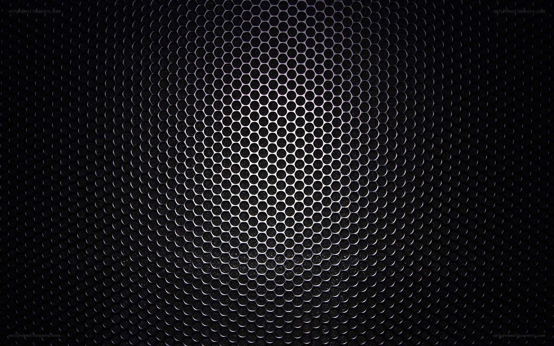 black perforated metal texture