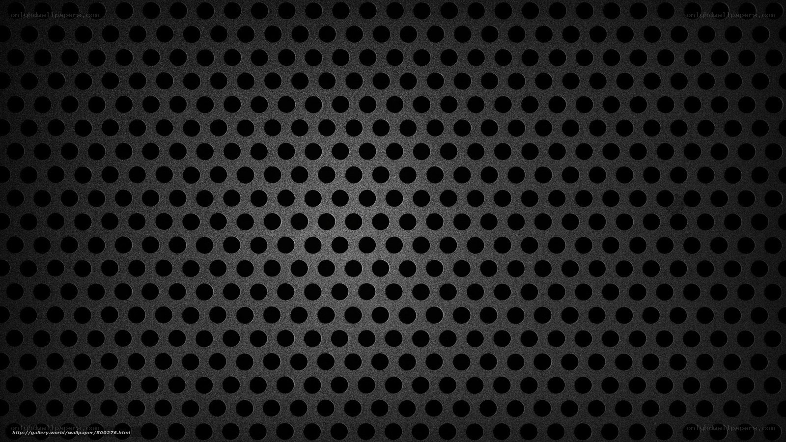 black perforated metal texture