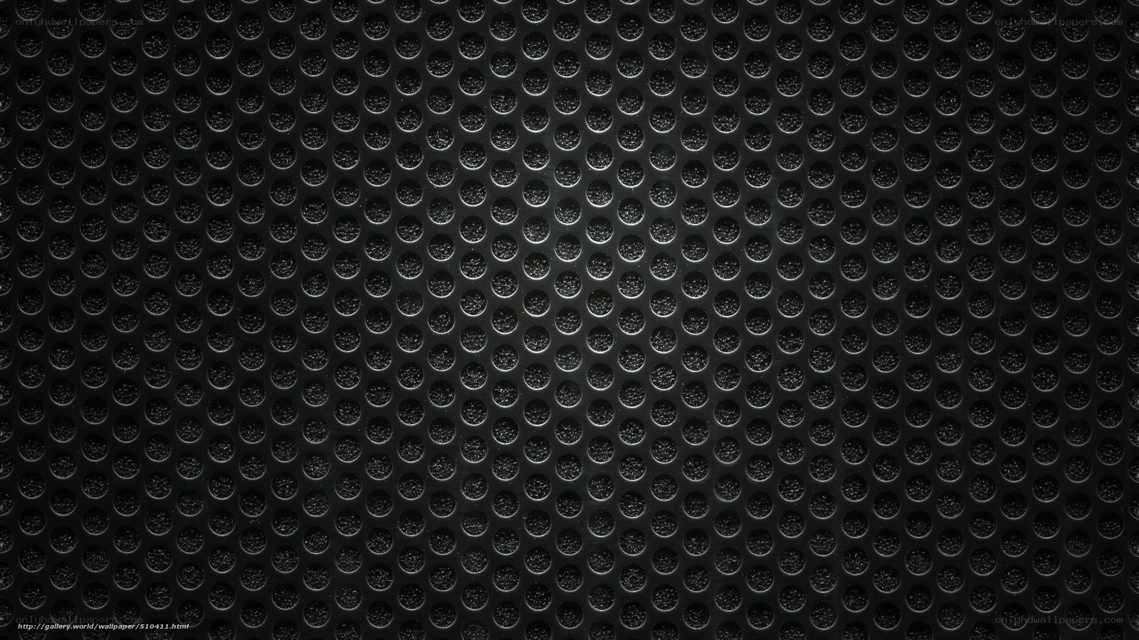 black perforated metal texture