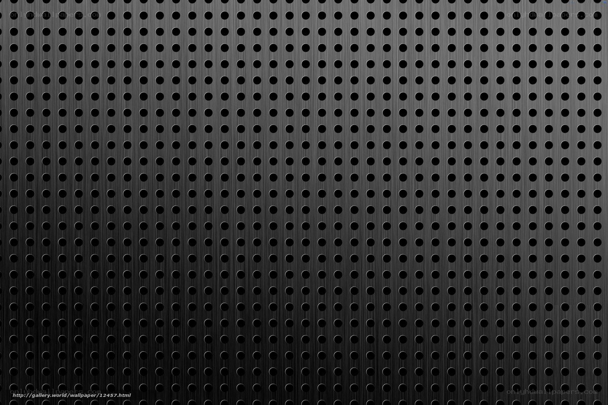 black perforated metal texture